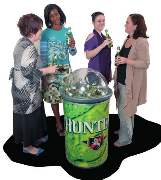 social / unique coolers Party Cooler Features - Product can be supplied on 4 castors or static feet.