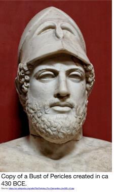 Exhibit A: Pericles Brings Stability, Wealth and Democracy to Athens Throughout the 400s BCE the Greeks fought against their rivals to the east, the Persian Empire, in the Greco-Persian Wars.