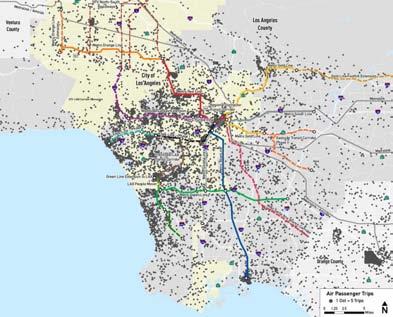 Metro Green Line to LAX Who is Traveling to LAX? Where do Passenger Trips Begin? Where do LAX Employees Live?