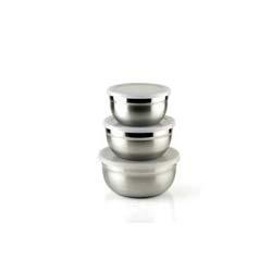 Lid Bowl Set Stainless