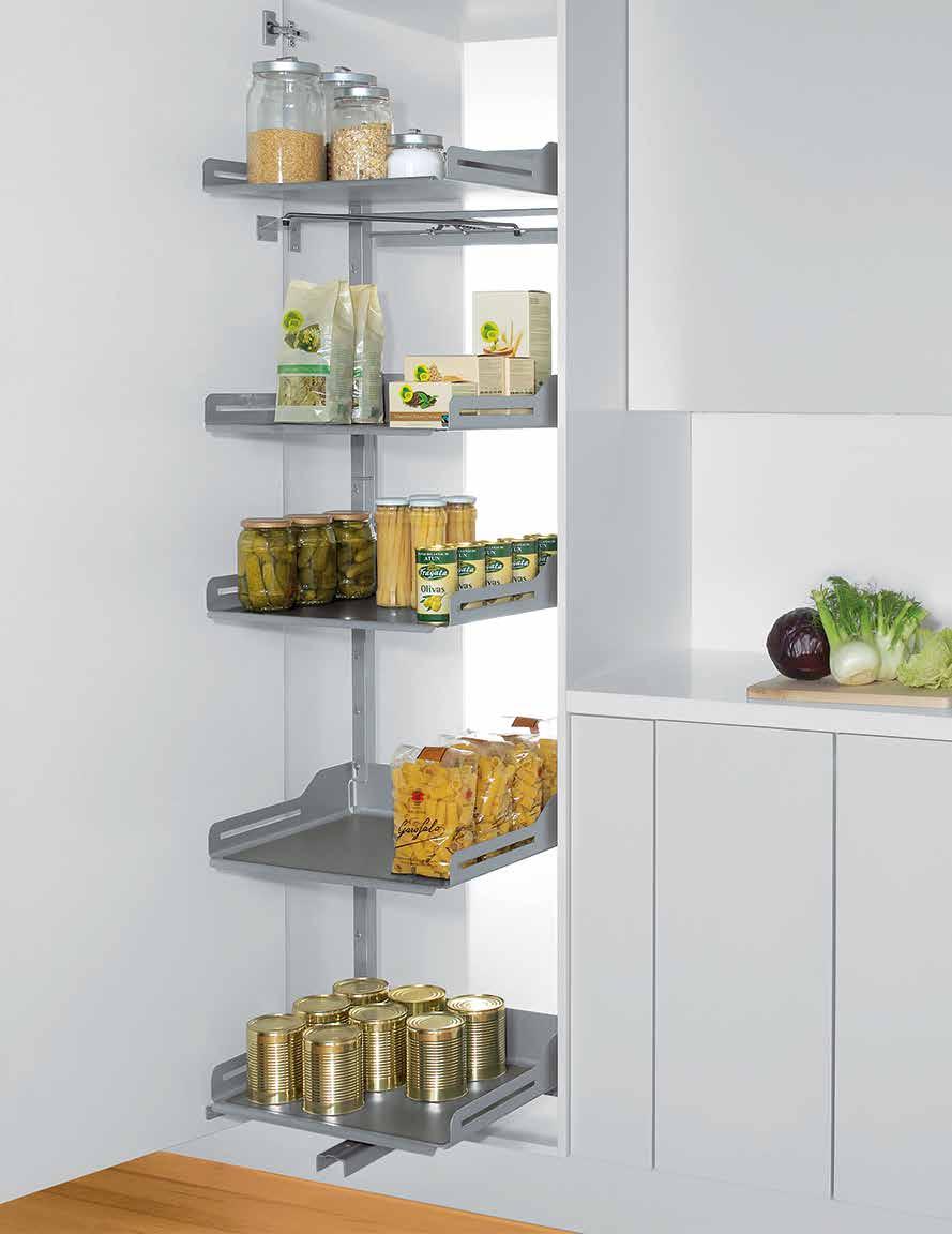 PLENO Pantry 5x Features & Benefits: Mount either right hand or left hand The entire