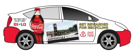Recycle & Win Prius: Coca- Cola features a Toyota Prius