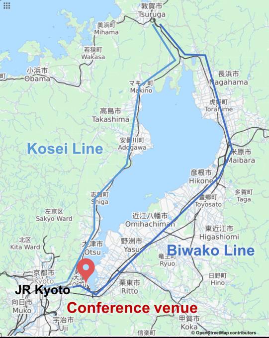 Some Special Rapid and Rapid trains, departing from Osaka and Shin-Osaka Stations which we did not list in the above explanations go to Kosei Line.