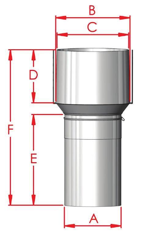 INTRODUCTION CLAY ADAPTORS Mi-Flues Clay Adaptors are specially developed products to ensure a hassle free connection from a connecting flue pipe (Mi-Flues System 1 or System 7) to a clay lined