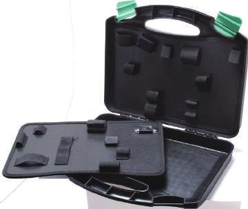 SB-4536B 6 large and 6 small removable inserts for storage flexibility.