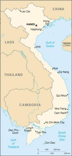 Vietnam China India THAILAND