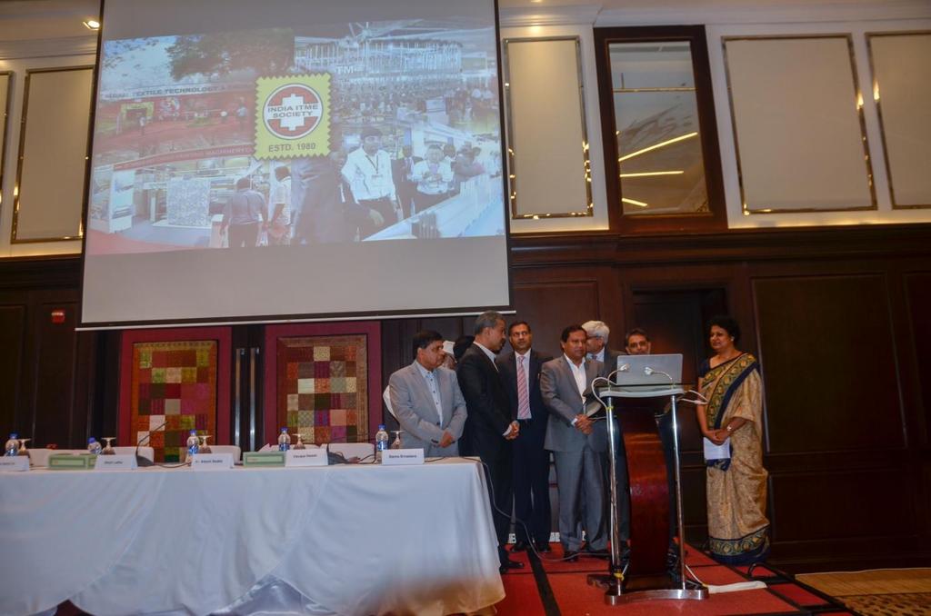 Launch of India ITME Theme by Chief Guest Mr. Mirza Azam, Honourable State Minister for Textile & Jute, Govt.