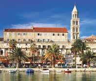 Visit historic Split and the third-century Roman Emperor Diocletian s Palace, now home to a thriving 21 st -century community; the seventh-century walled city of Dubrovnik; and smaller,