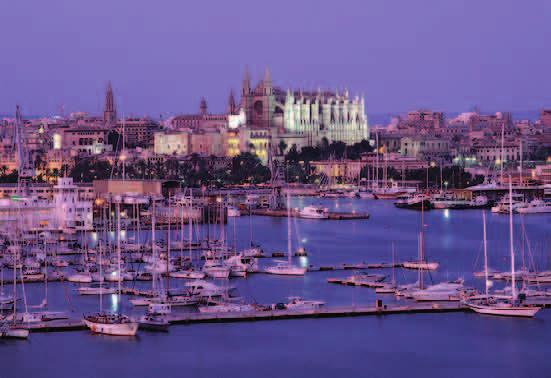 View of the port, with the Cathedral in the background. Photo: Gaspar Monroig. 1. PALMA TODAY Millions of people visit Palma every year.
