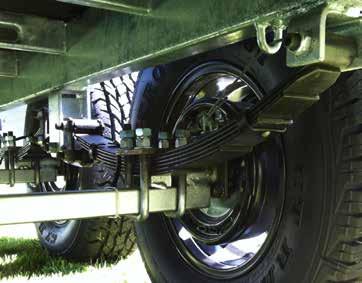 AL-KO outback suspension (single axle only) AL-KO Rocket Leaf suspension (Tandem Axle only) Protective aluminium checker plate finish on sides External 12v auxiliary plug