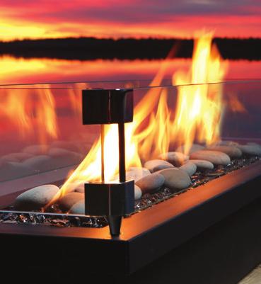 Three sizes and two colour options plus a variety of ember glass, driftwood logs, decorative stones and rock options ensure you create the look you want.