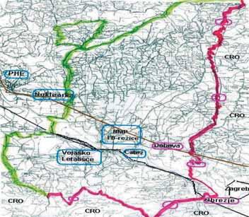 34 AKTUALNO 1B - Abraham med Schengenom in mega termami Rade Iljaž Uvod značilnosti terena Občina Brežice se razprostira na 268 km 2 in po zadnjem popisu ima 23.