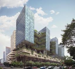 PARKROYAL on Pickering and Office block BCA Green Mark