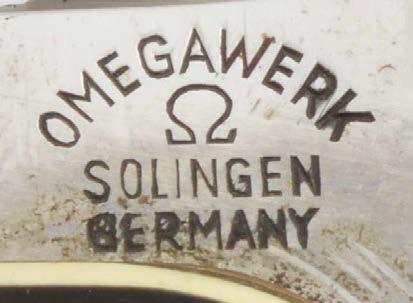 Omega brand name in 1923.