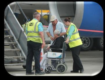 For us this means attending promptly when an aircraft arrives on stand with our dedicated team ready with all assistive devices to meet the varied mobility requirements of our passengers.