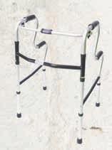 Comfortable, dual level handgrips provide support from a seated to standing position  6015A  Width Inside