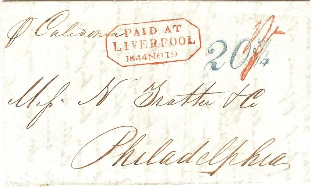 Liverpool, 19 November 1844 The Special Arrangement Liverpool, 19