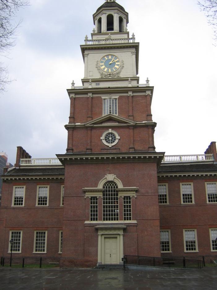 Summary Independence Hall 1681: Pennsylvania Charter granted 1682: Wm.