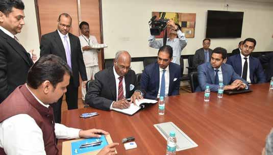 Vol VI Issue I January 2018 GVK MIAL signs Concession Agreement with CIDCO It was a momentous occasion for all of us at GVK MIAL on the 8 th of January, 2018 when Dr GVK Reddy, our Founder and