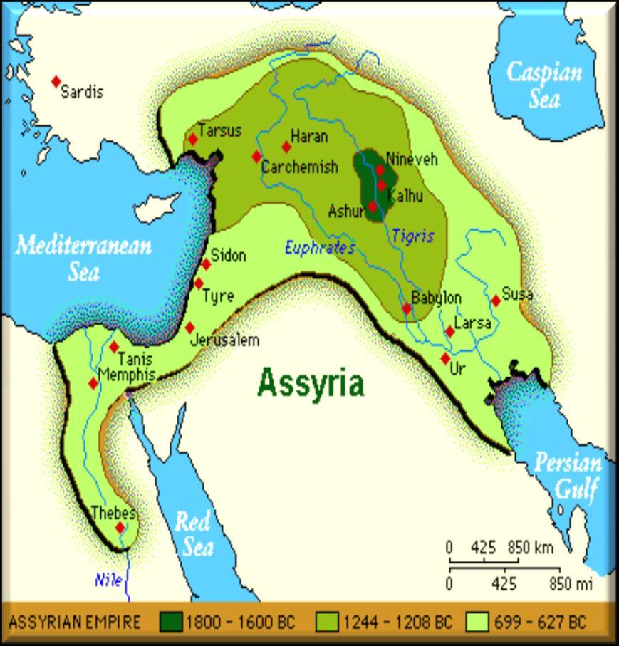 The Assyrian Empire The came from the northern part of The would