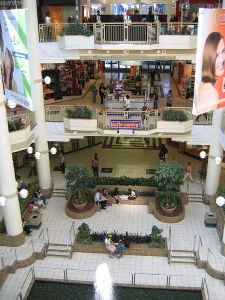 4 Figure 3: Ground perspective of Pacific Centre atrium, which is proposed for enclosure,