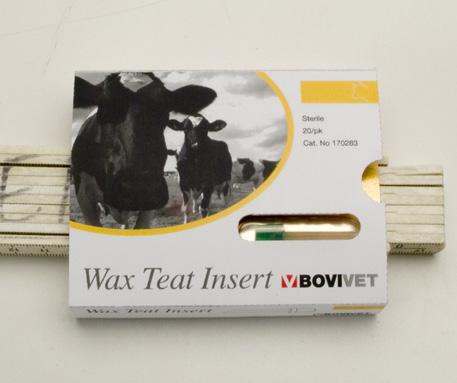 .. 170193 Unit BOVIVET Wax Teat Insert Smooth and flexible wax teat insert