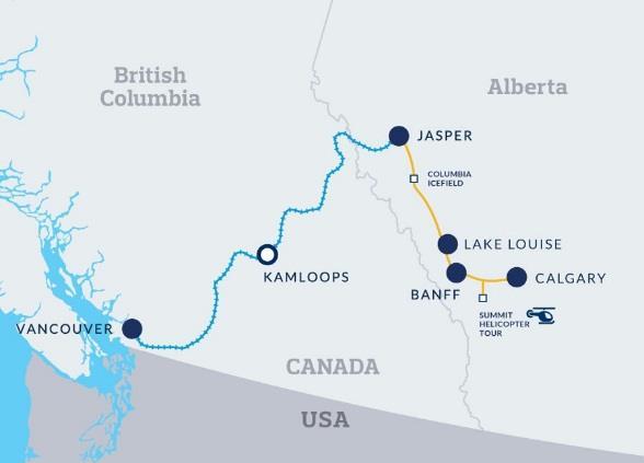 10D7N DISCOVER CANADIAN ROCKIES BY ROCKY MOUNTAINEER (ESCORTED GROUP DEPARTURE) SPRING SEASON All in from RM16,060 per person Special Departure: 26 April - 04 May 2018 Experience the West!