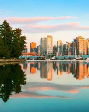 YOUR TOUR DOSSIER VANCOUVER CITY STAY If you have not yet booked this fabulous extension, there is still time to do so, please contact 0843 224 0723 Your tour completes with an additional 2 nights in