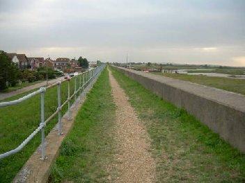 Thames Estuary Path Section 35 Benfleet Creek South Essex Condition of the waterfront In this area the route has to follow and cross Benfleet Creek as the only realistic way to link up the Thames
