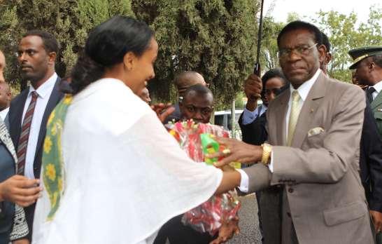 Visit Equatorial Guinea President Visits Ethiopian President