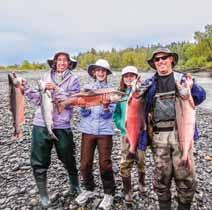 64 Activities: Fishing SALMON: ALASKA S SUPREME SPORTFISH ering water in every direction.