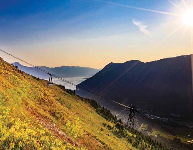 South of Anchorage: Girdwood 73 A MEAL WITH A VIEW DINE & RIDE SPECIAL: $ 39 Save 20%!