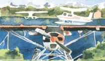 - 1 hr Watch floatplanes as many as 800 per day splash down & lift off at the world s busiest floatplane base lake.