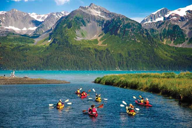 78 South of Anchorage: Kenai Peninsula THE KENAI PENINSULA Every destination in Alaska likes to say that it has it all: glaciers, mountains, wildlife.