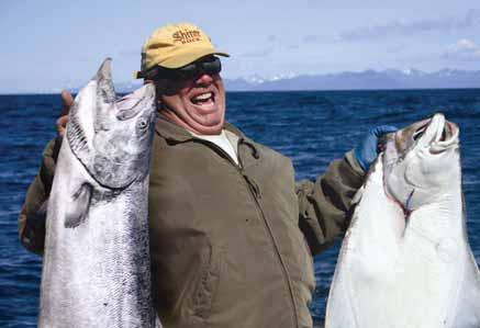 South of Anchorage: Kenai Peninsula 79 Jason Wettstein Paul Carter Above - Truly a fisherman s paradise, The Kenai offers worldclass deep sea and river fishing for species such as the Halibut and