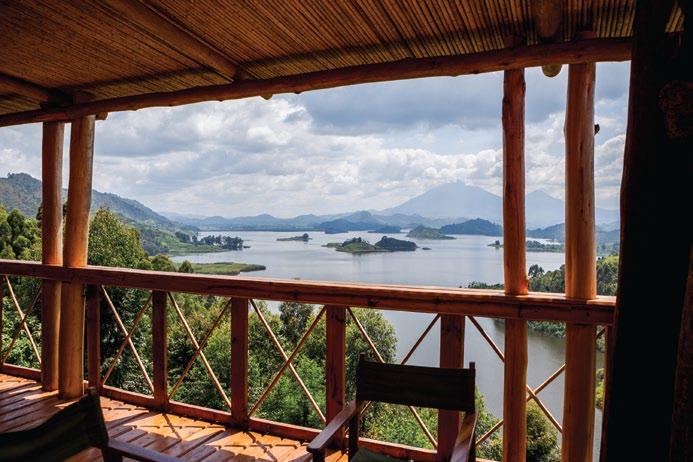 Option 2 - Boat Tour and Nature Walk: Enjoy a Nature Walk along the shores of Lake Mutanda trough small villages along tracks and paths and a boat tour on the lake in either a dug-out canoe or in our