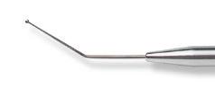 NEEDLE HOLDERS NEEDLE HOLDERS STAINLESS STEEL 50.4405 50.4575 MICRO NEEDLE-HOLDER BARRAQUER-TROUTMAN, CURVED, 0.6 x 9mm.