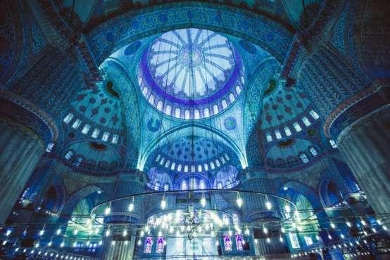 Continue on to see the Blue Mosque, called blue because of the stunning interior tiles, and one of the most beautiful mosques in the world. Built between 1609 and 1616 it is still an active Mosque.