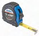 KTX Series Measuring Tapes Red ABS plastic and ergonomic design provides durability and comfort Positive sliding lock holds tape securely while transferring measurement to work surfaces Blade colour: