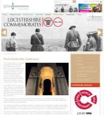 Leicestershire Promotions, and is being updated all the time. www.thegreatwar-leicestershire.co.