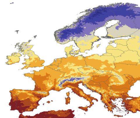 dominated by expanding southern species, while northern species are declining in numbers[3]. In Europe, species range shifts have principally been reported for other taxa, e.g., an upwards altitudinal range shift for forest plants and a latitudinal range shift for butterflies [4,5].