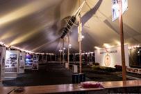 and the Saturday Night Reception Turn-key branding and activation packages available within the beautiful sail cloth tent that