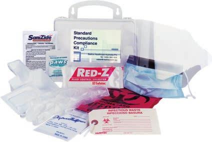 Precaution Compliance Kit (Poly Bag) - Each Standard Precaution Compliance Kit (Hard Case) - Each EZ-Cleans Mercury Spill Kit (Chemical and