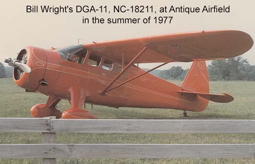 1977 saw the arrival of the first DGA-11 at Antique Airfield, though it was not during the AAA/APM Fly-in.