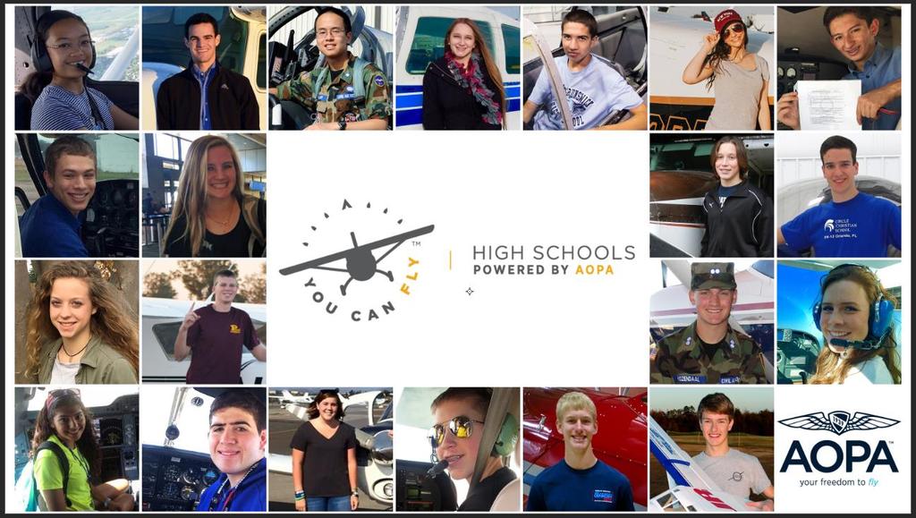 HIGH SCHOOL FLIGHT TRAINING SCHOLARSHIP PROGRAM 44 awards made, $5,000 each for initial flight training expenses Accomplishments - 1 IFR, 8 private pilots, 13
