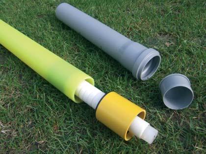 White FBL-410 Yellow FBL-412 30mm Rubber Jointed Spring Back Corner Poles Single complete corner pole Designed to reduce the risk of injury Rubber connector ensures spring back after contact As used