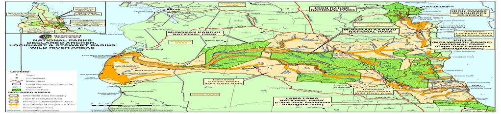 Wild Rivers declared basins - Cape