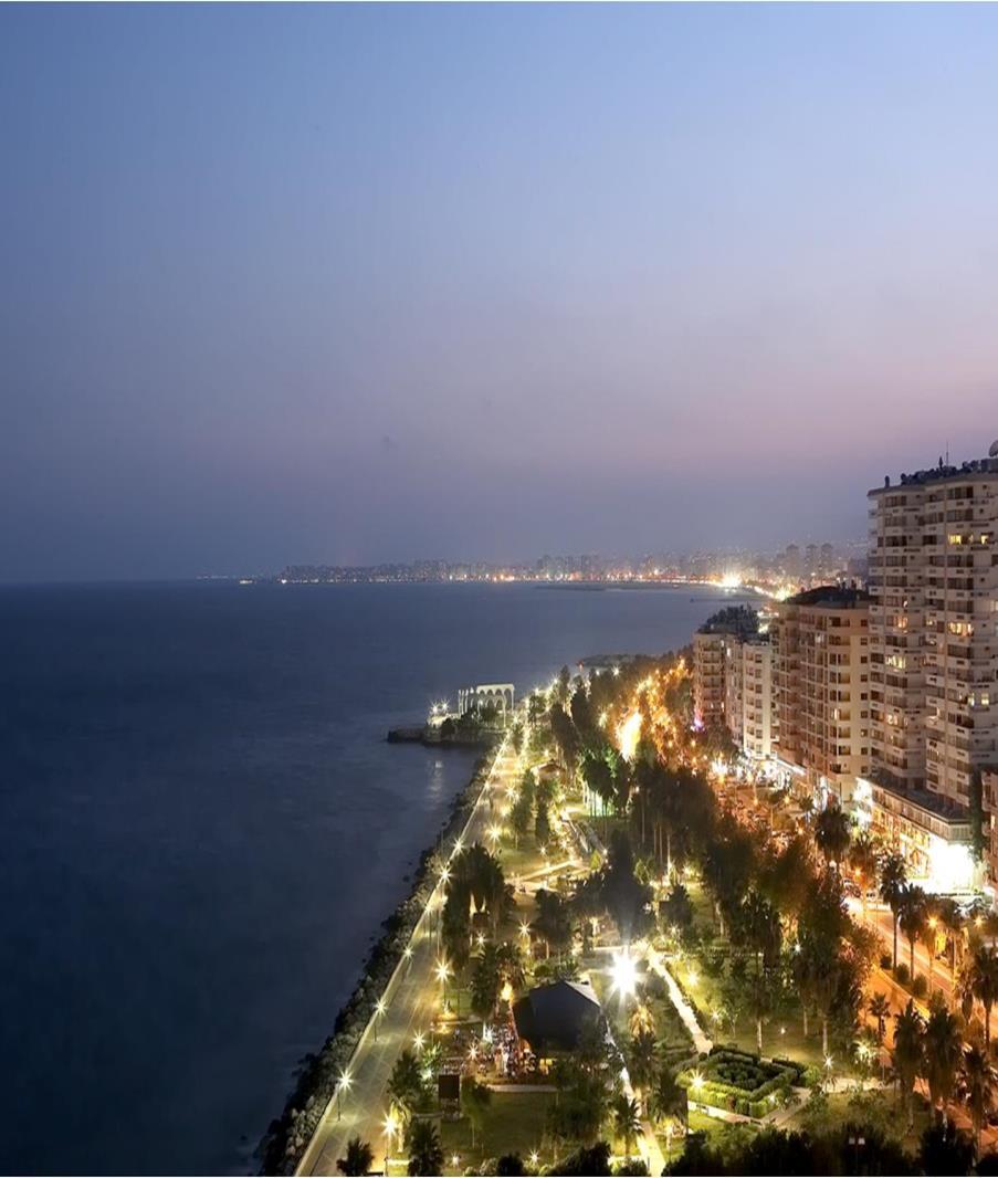 EXPLO R E MERSIN Mersin is spreading out along the Mediterranean coast between Antalya - Adana Offers amazing array of historical treasures from Ancient Roman Temples to St.