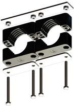 Clamp Set (2 halves) 2 RCN-1 Rail Nuts Clamp for Strut Mounting Clamp for Group eld Mounting US 2 HEX
