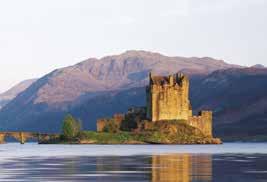 picturesque scenery, including a visit to a Scottish island and